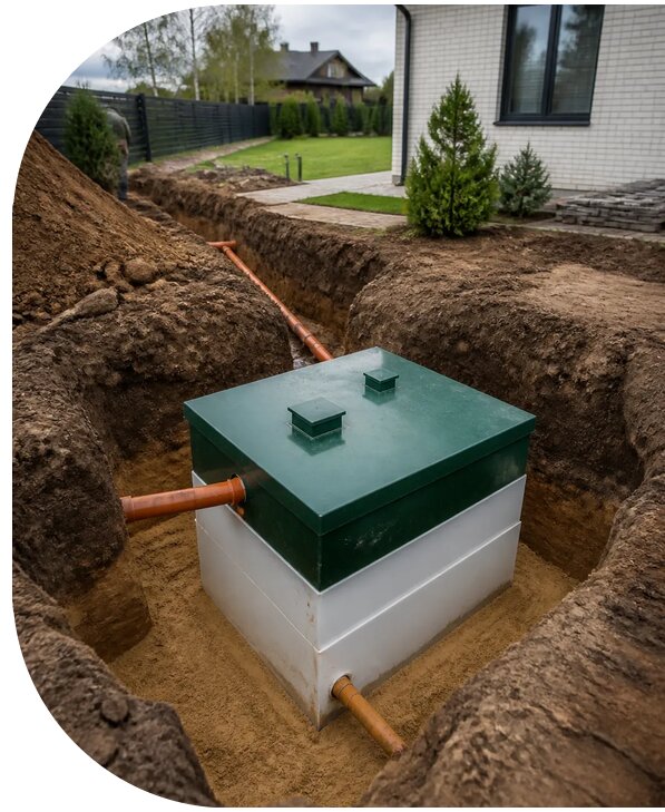 Монтаж септика Евробион в Карпинске от 35938 р. | АПаруса-Кпн